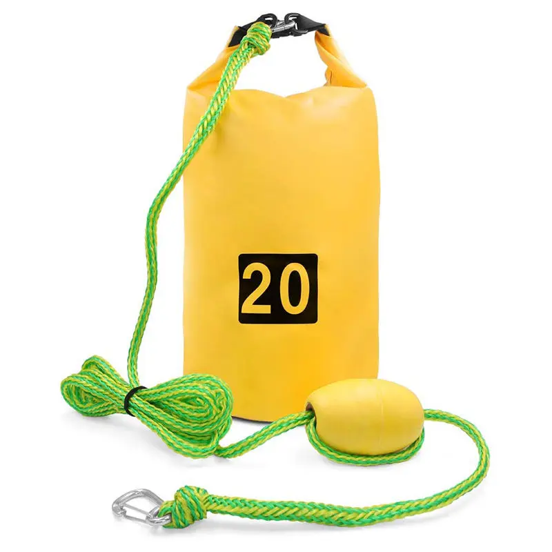 PWC Anchor 2 in 1 Sand Bag Anchor for Float with Adjustable Buoy, PWC Sandbag Anchor for Jetski, Kayak, Seadoo, Paddle Board, Waverunner, Watercraft, and Swim Mat