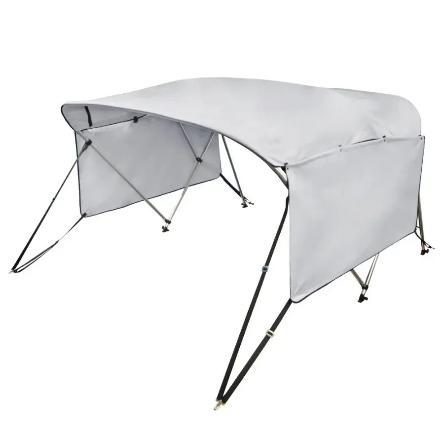 3 Bow Bimini Tops - ◉22MM-Kit-Aluminum & Support Poles & Side Curtains